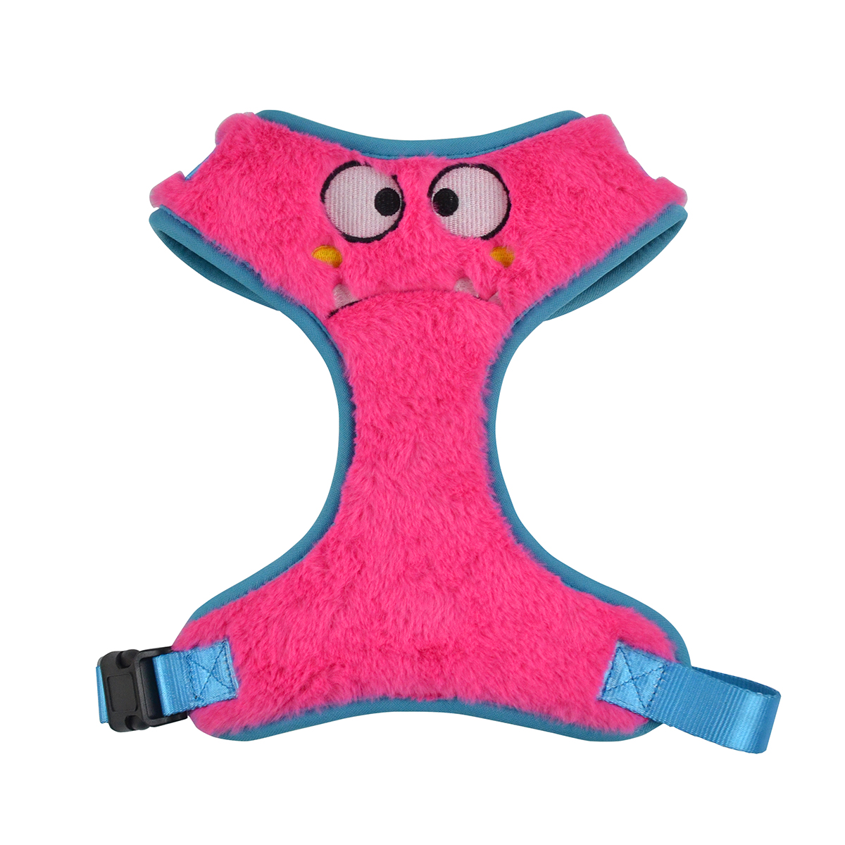 Rabbit Plush Dog Harness | Dopamine Color & Embroidery | 4-Color Options