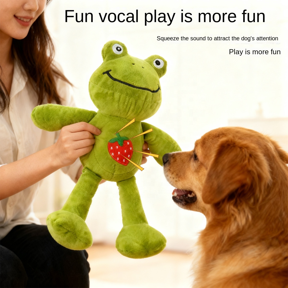 Fun Squeaky Frog & Bear Plush Toys for Dogs | Bulk Wholesale