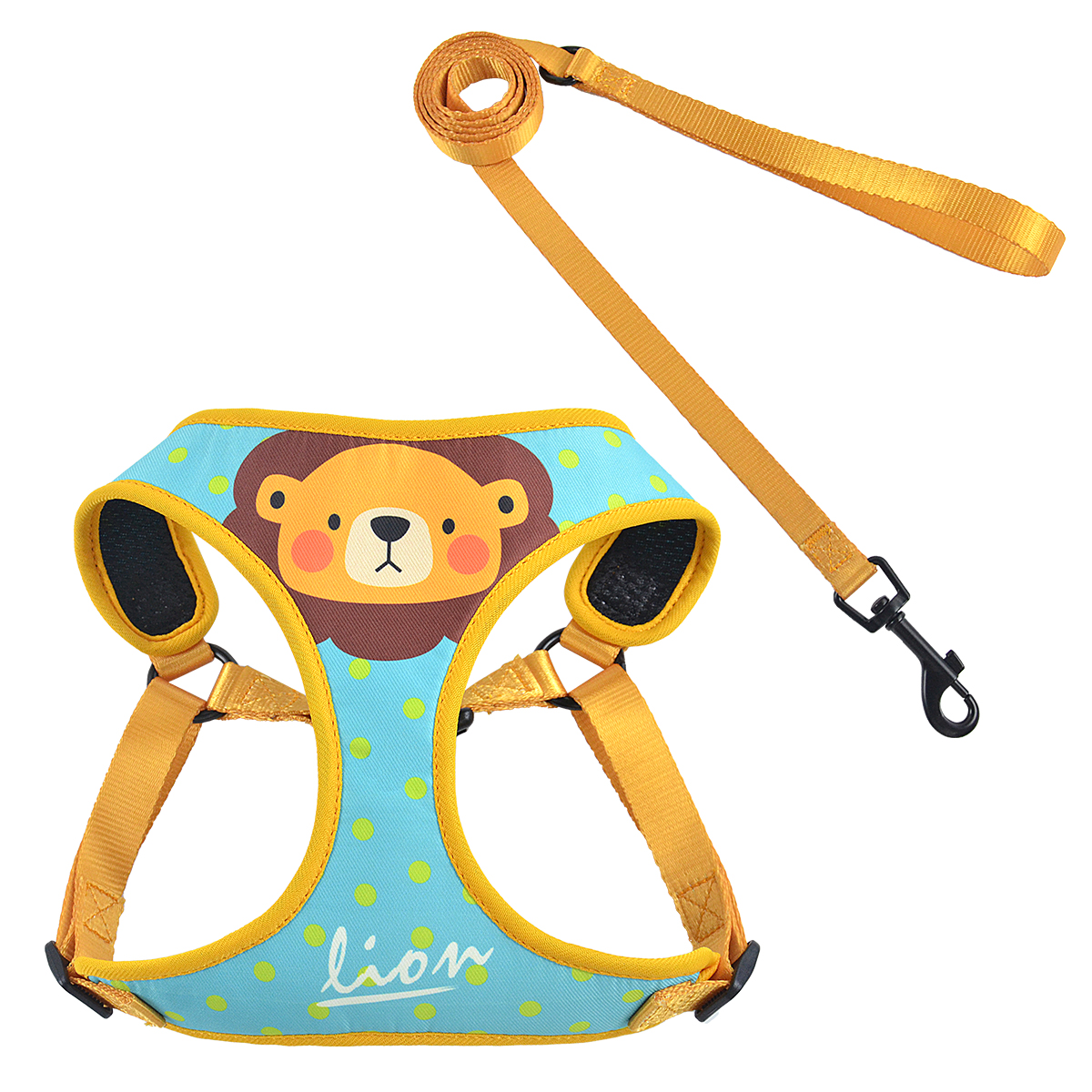 Wild Park Series Dog Harness | Animal Pattern Design | Fun Outdoor Pet Gear