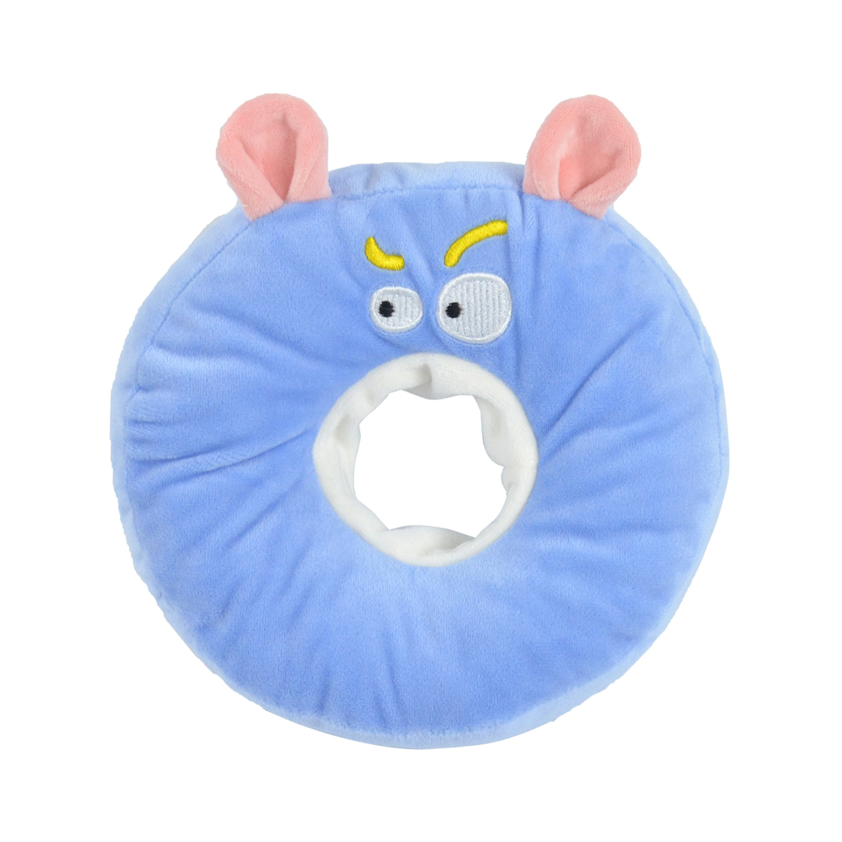 Cute Expression Elizabeth Cone | 6-Color Options | Soft Plush Pet Recovery Collar