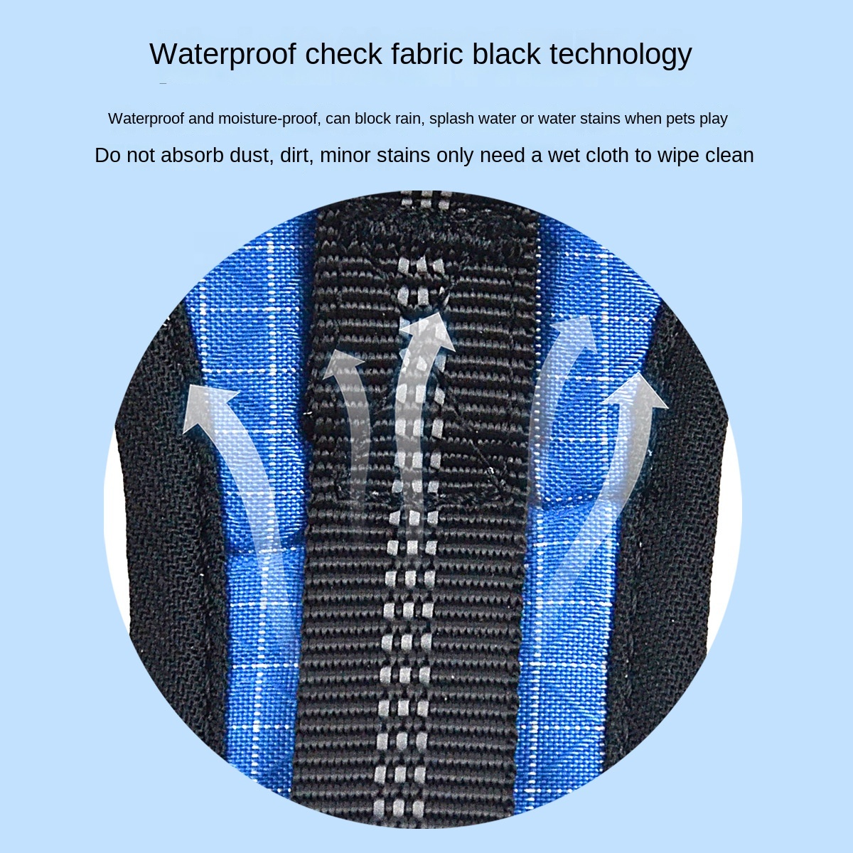 Waterproof Grid Dog Harness | Reflective & Anti-Burst | 3 Colors Available