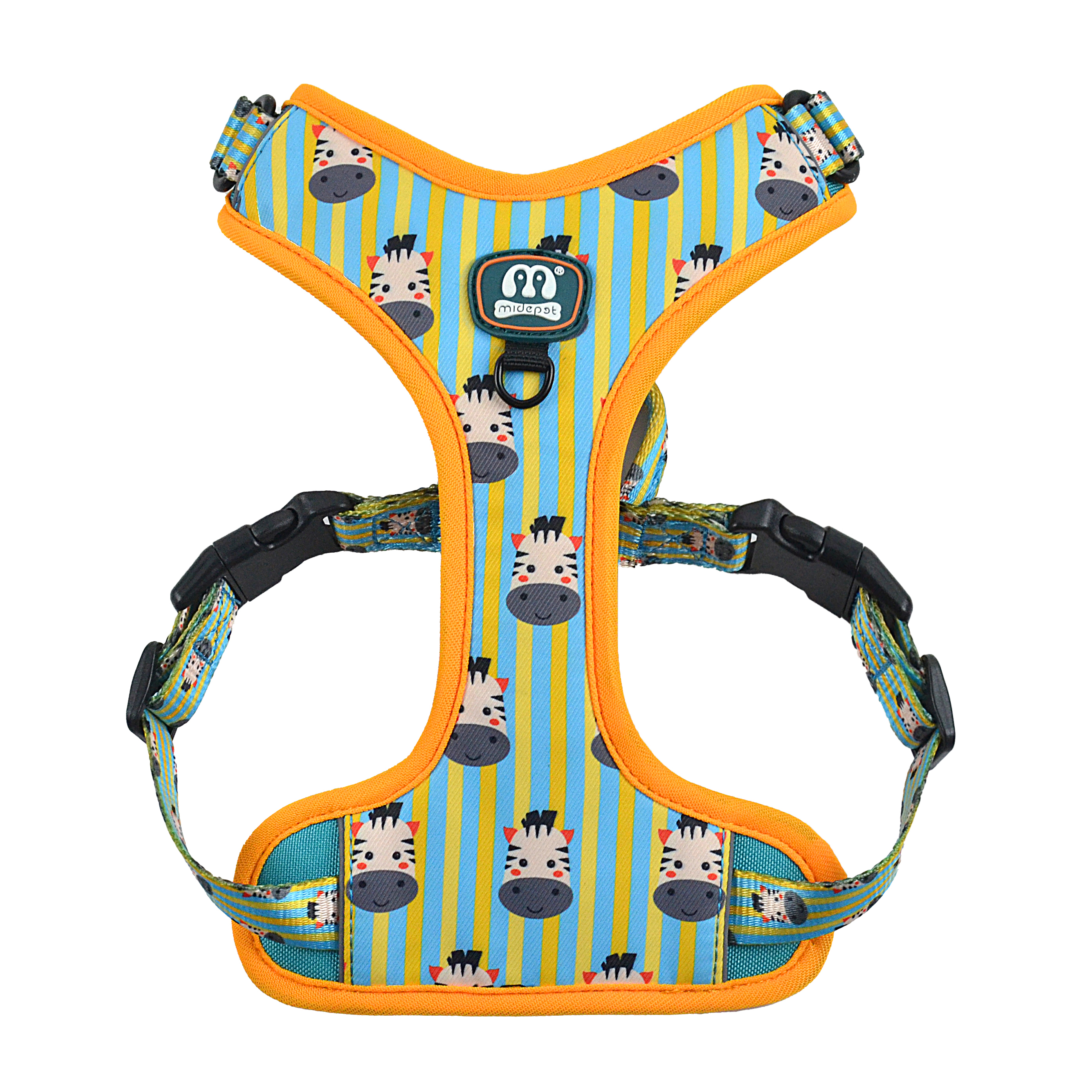 Designer Animal Print Dog Harness | Full Pattern Polyester | 4-Color Options
