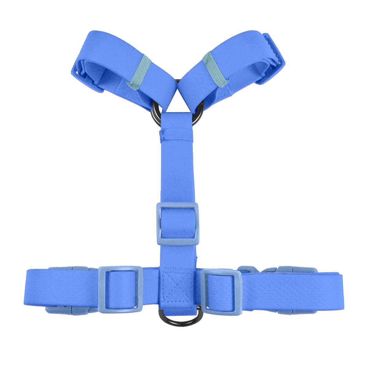 Solid Color PVC Waterproof Dog Harness | H-Back Design | Durable & Easy Clean