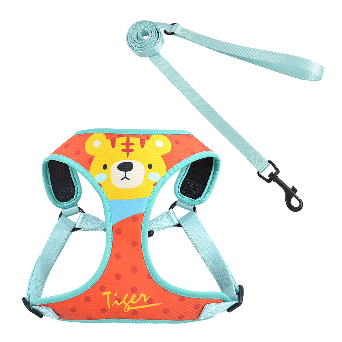 Wild Park Series Dog Harness | Animal Pattern Design | Fun Outdoor Pet Gear