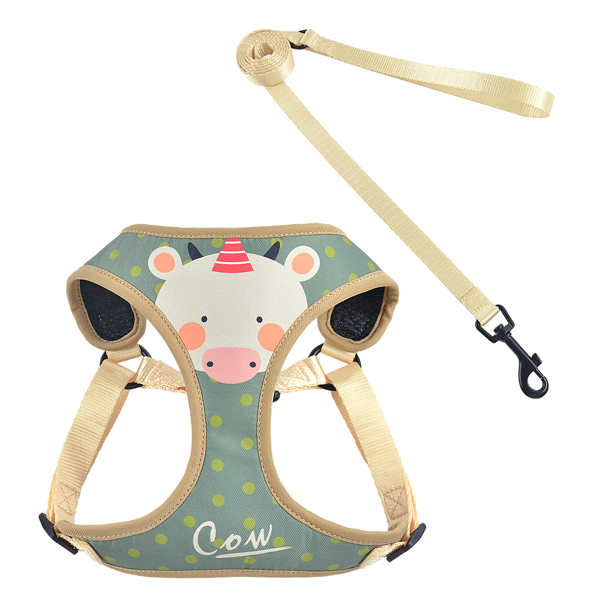 Wild Park Series Dog Harness | Animal Pattern Design | Fun Outdoor Pet Gear