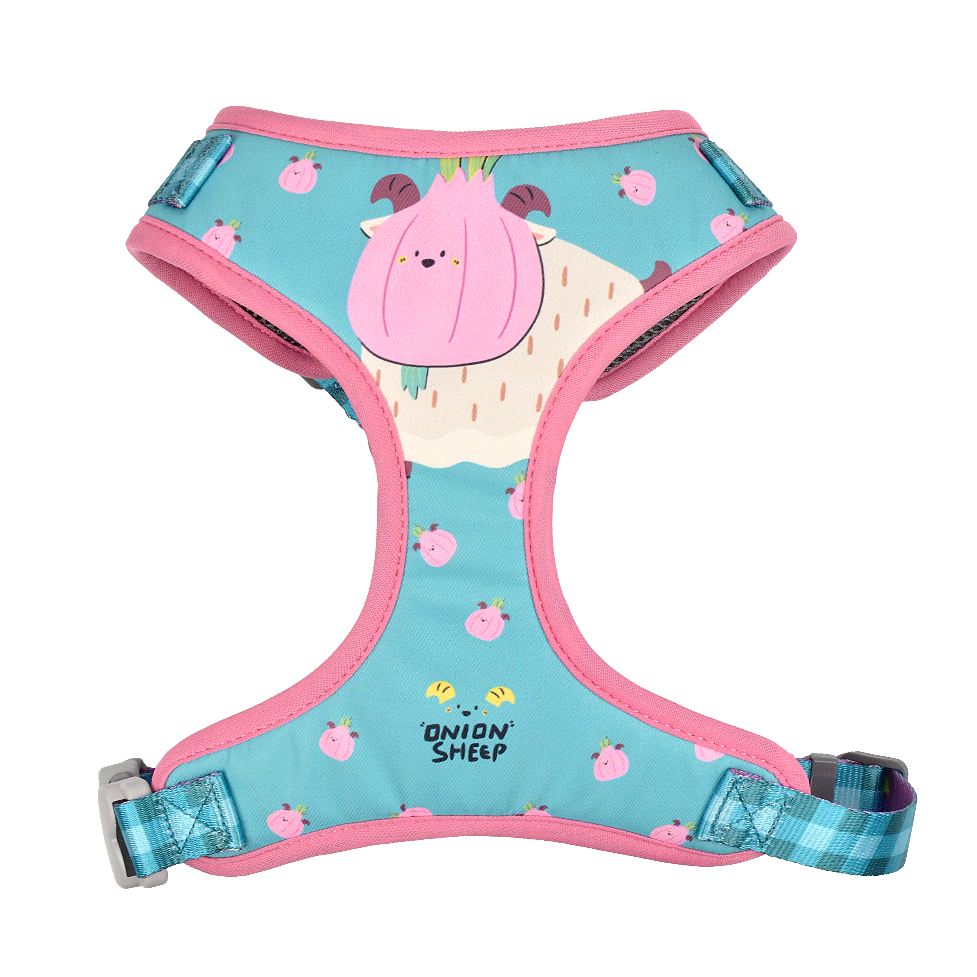 Soft & Cute Pet Harness with Playful Prints | Plush Adjustable Vest