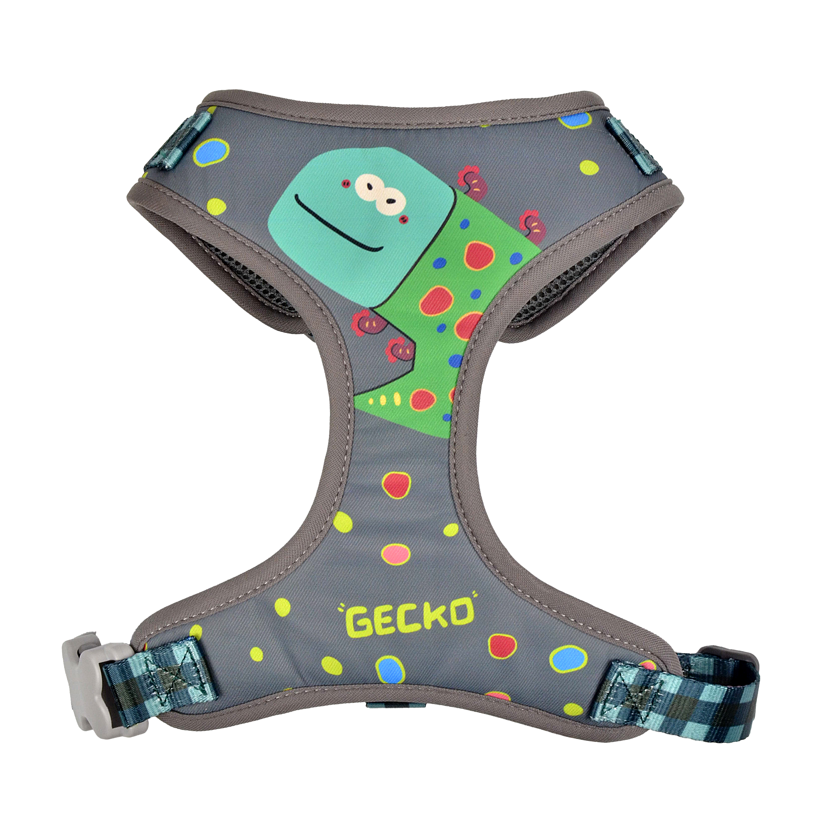 Soft & Cute Pet Harness with Playful Prints | Plush Adjustable Vest