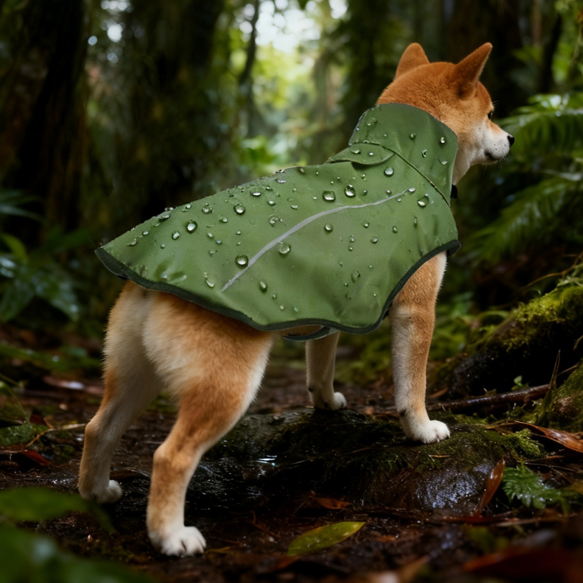 Reflective Waterproof Pet Raincoat | Quick-Dry & Anti-Penetration | Bulk Wholesale