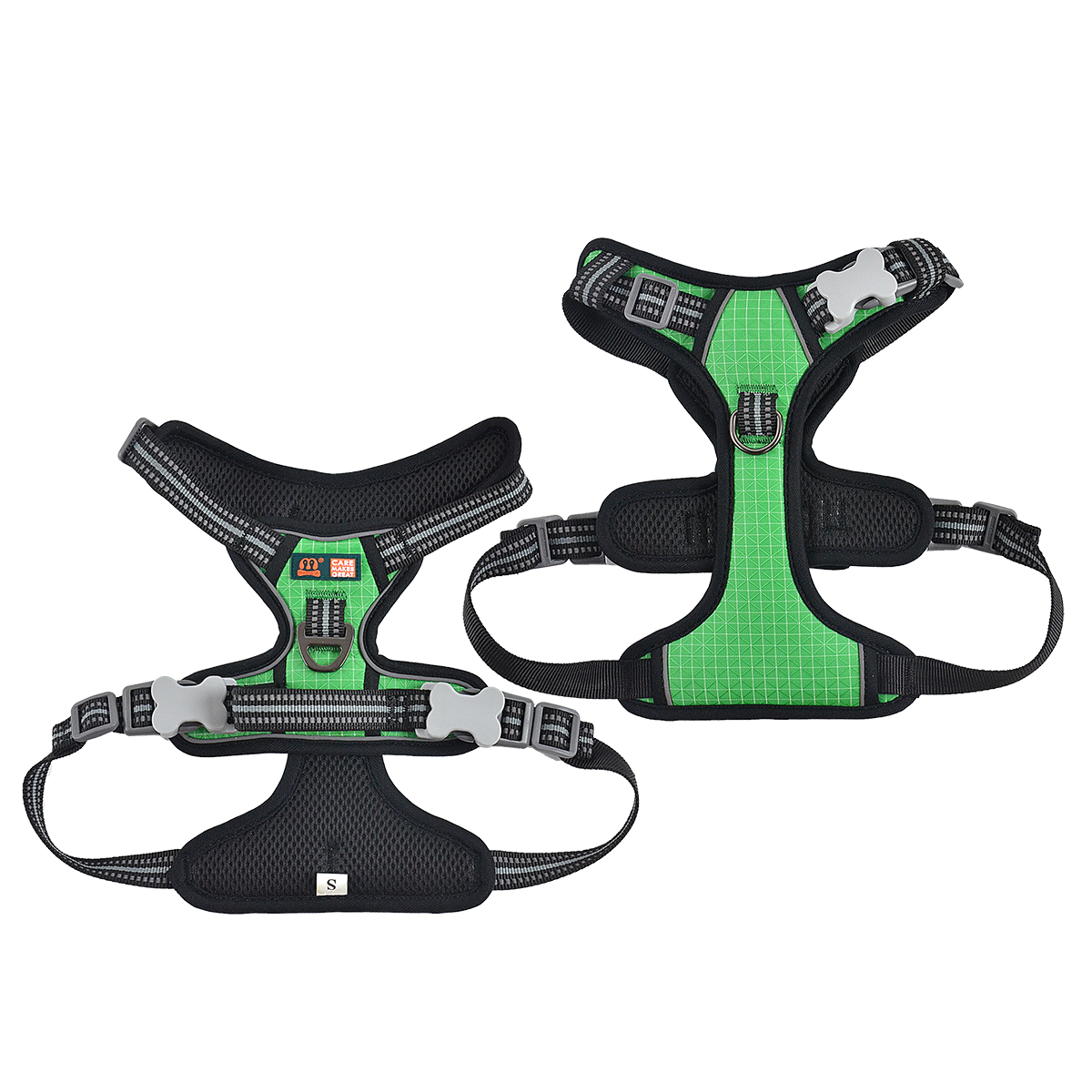 Waterproof Quick-Dry Dog Harness | Color-Blocking Design | Durable & Weatherproof