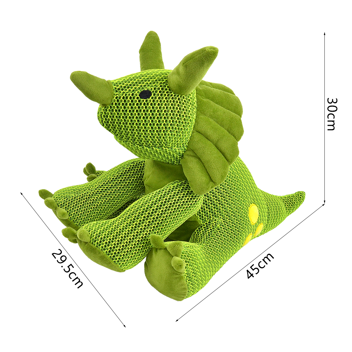 Honeycomb Mesh Dinosaur Dog Toy | Tear-Resistant, Squeaky & Chew-Proof