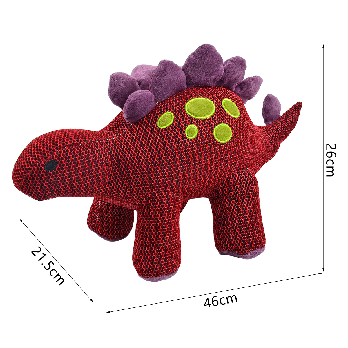 Honeycomb Mesh Dinosaur Dog Toy | Tear-Resistant, Squeaky & Chew-Proof
