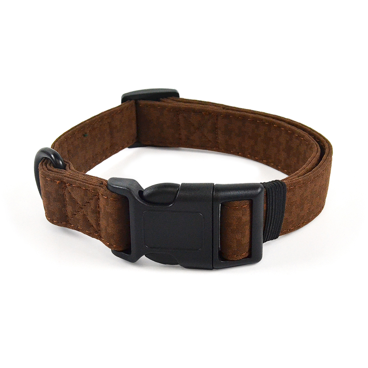 Houndstooth Pattern Dog Leash & Collar Set | High-Strength & Tangle-Resistant