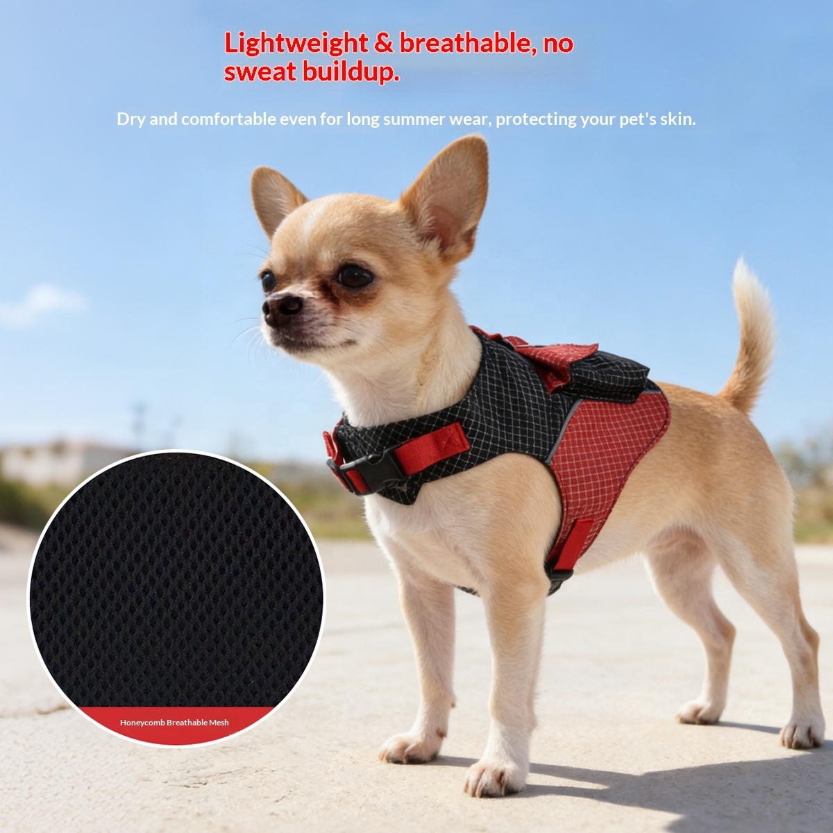 2-in-1 Outdoor Reflective Dog Harness with Pack | Multi-Function Pet Carrier Backpack