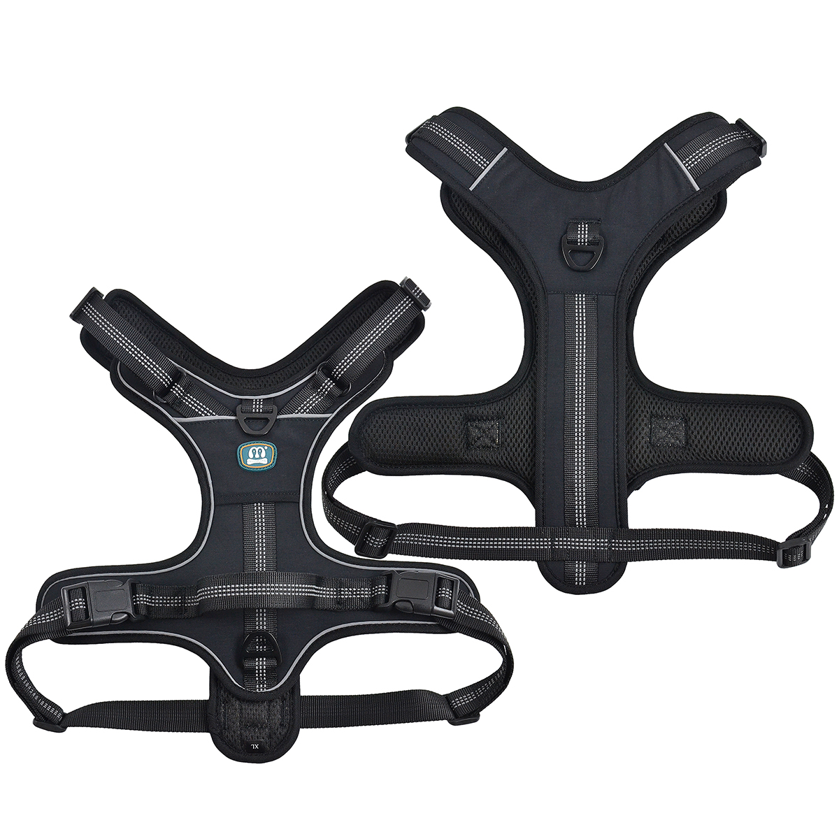 High Saturation Macaron Color Dog Harness for Medium Large Breeds | Anti-Pull & Reflective