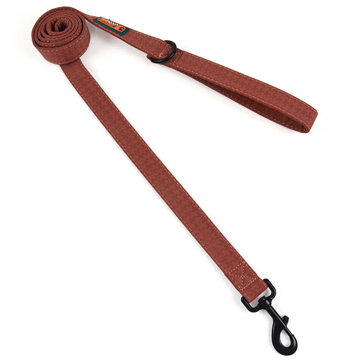 Houndstooth Pattern Dog Leash & Collar Set | High-Strength & Tangle-Resistant