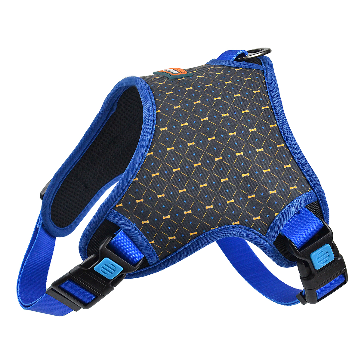 Multi-Print Dog Harness with Full Adjustability | 3 Colors | Breathable Mesh & Polyester Fabric