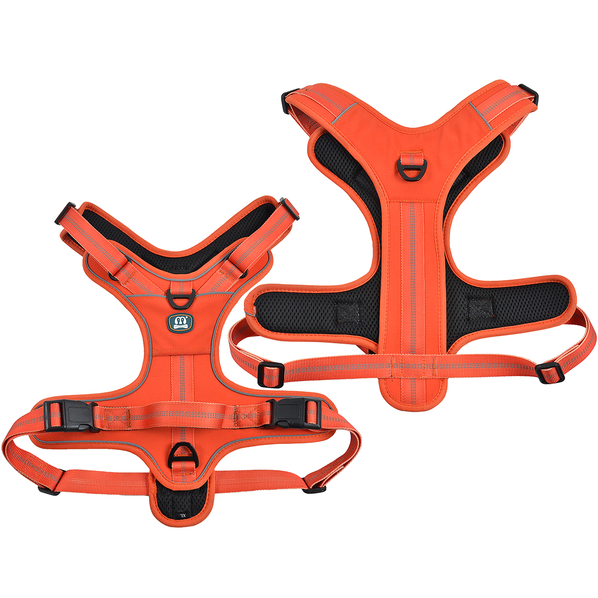 High Saturation Macaron Color Dog Harness for Medium Large Breeds | Anti-Pull & Reflective