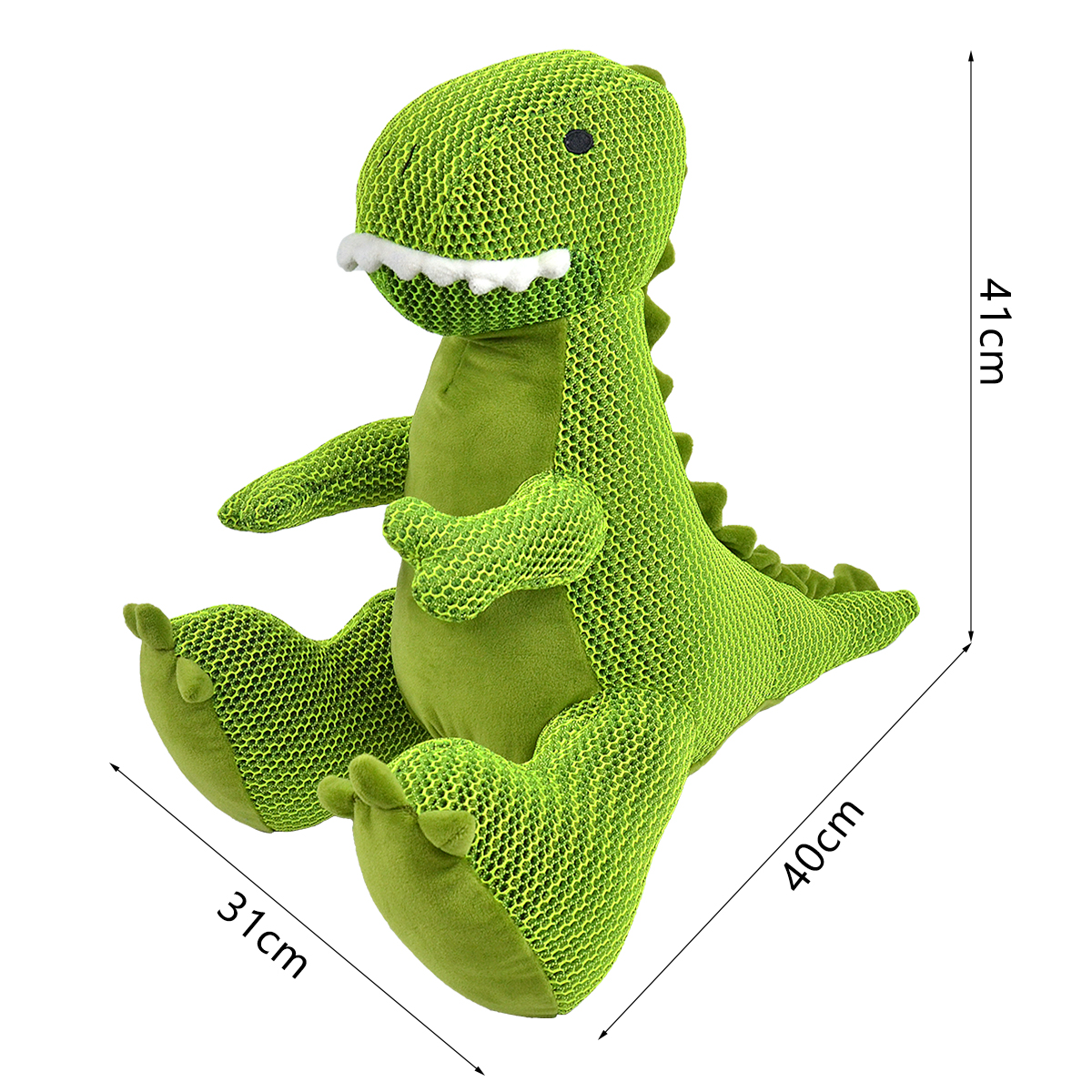 Honeycomb Mesh Dinosaur Dog Toy | Tear-Resistant, Squeaky & Chew-Proof
