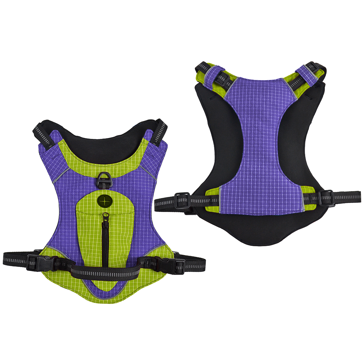 Multifunctional Waterproof Dog Harness with Storage Bag & Reflective Strip | Anti-Pull & Quick-Dry