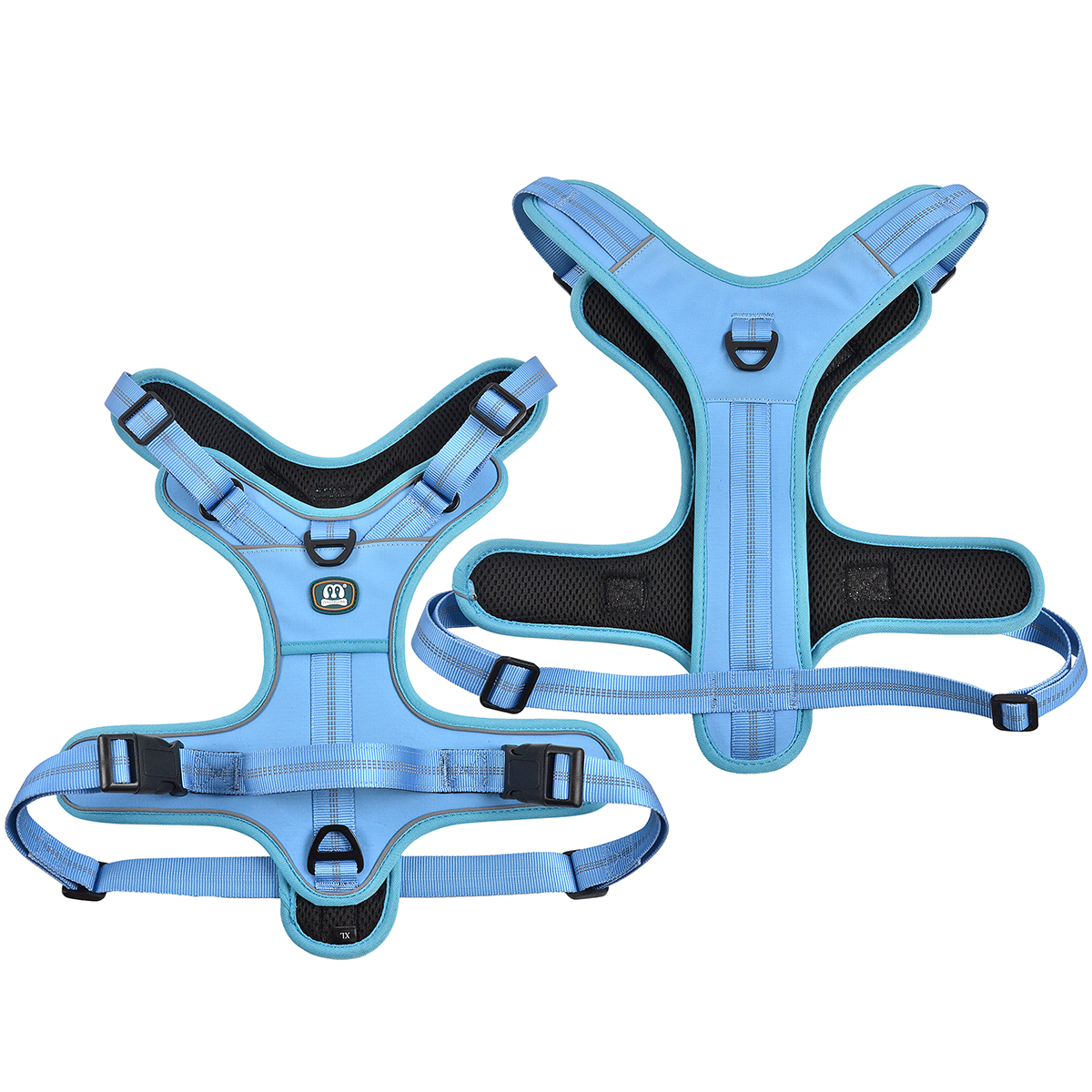 High Saturation Macaron Color Dog Harness for Medium Large Breeds | Anti-Pull & Reflective